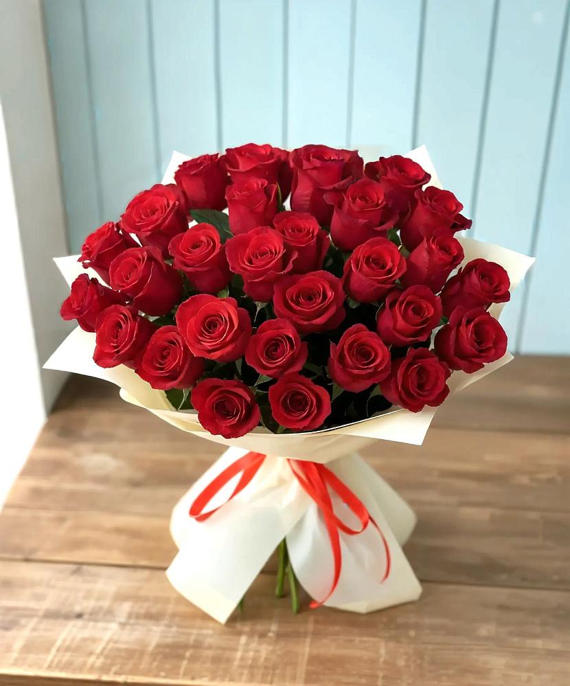 Букет 29 Красных роз в Родниковском