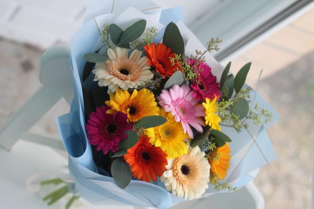 Букет цветов из: Герберы в Родниковском