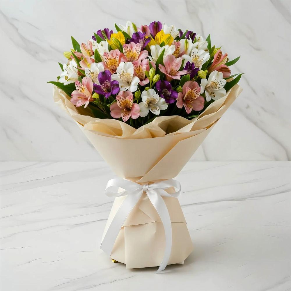 Букет цветов из: Альстромерии в Родниковском