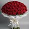 Букет 101 Красная роза Блэк Мэджик в Родниковском