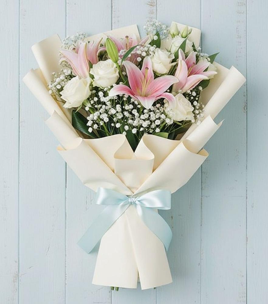 Букет цветов из: Лилии в Родниковском