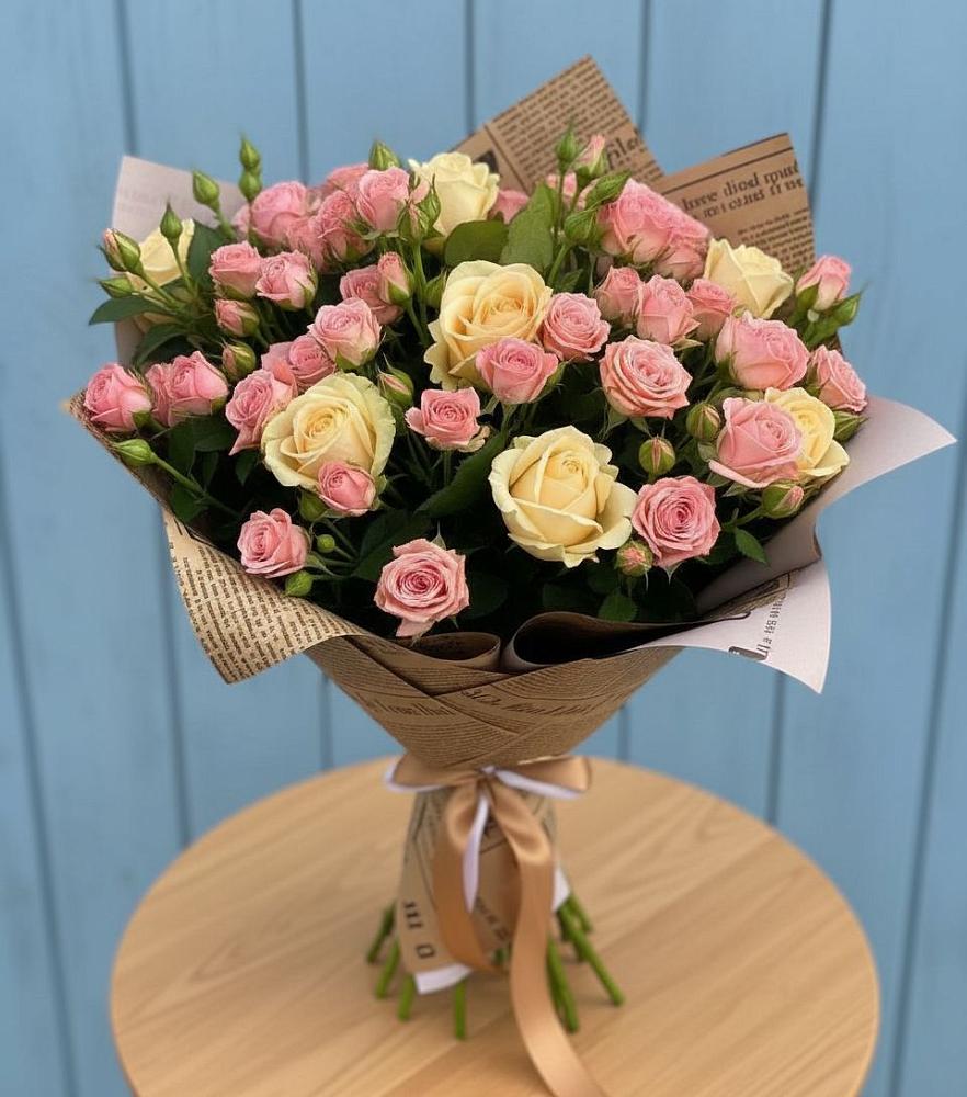 Букет цветов из: Розы в Родниковском