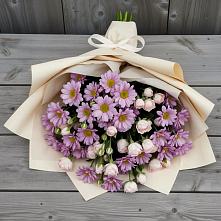Букет цветов из:  Розы и Хризантемы в Родниковском
