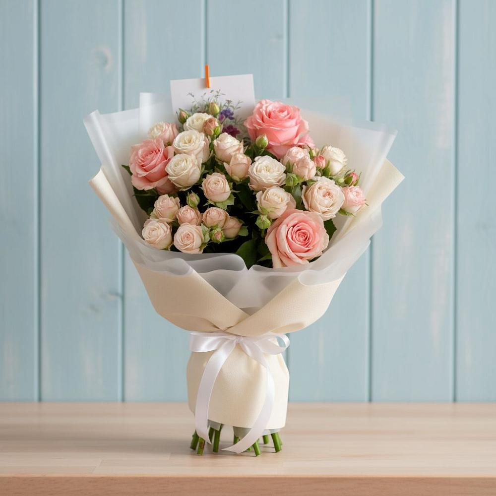 Букет цветов из: Розы в Родниковском