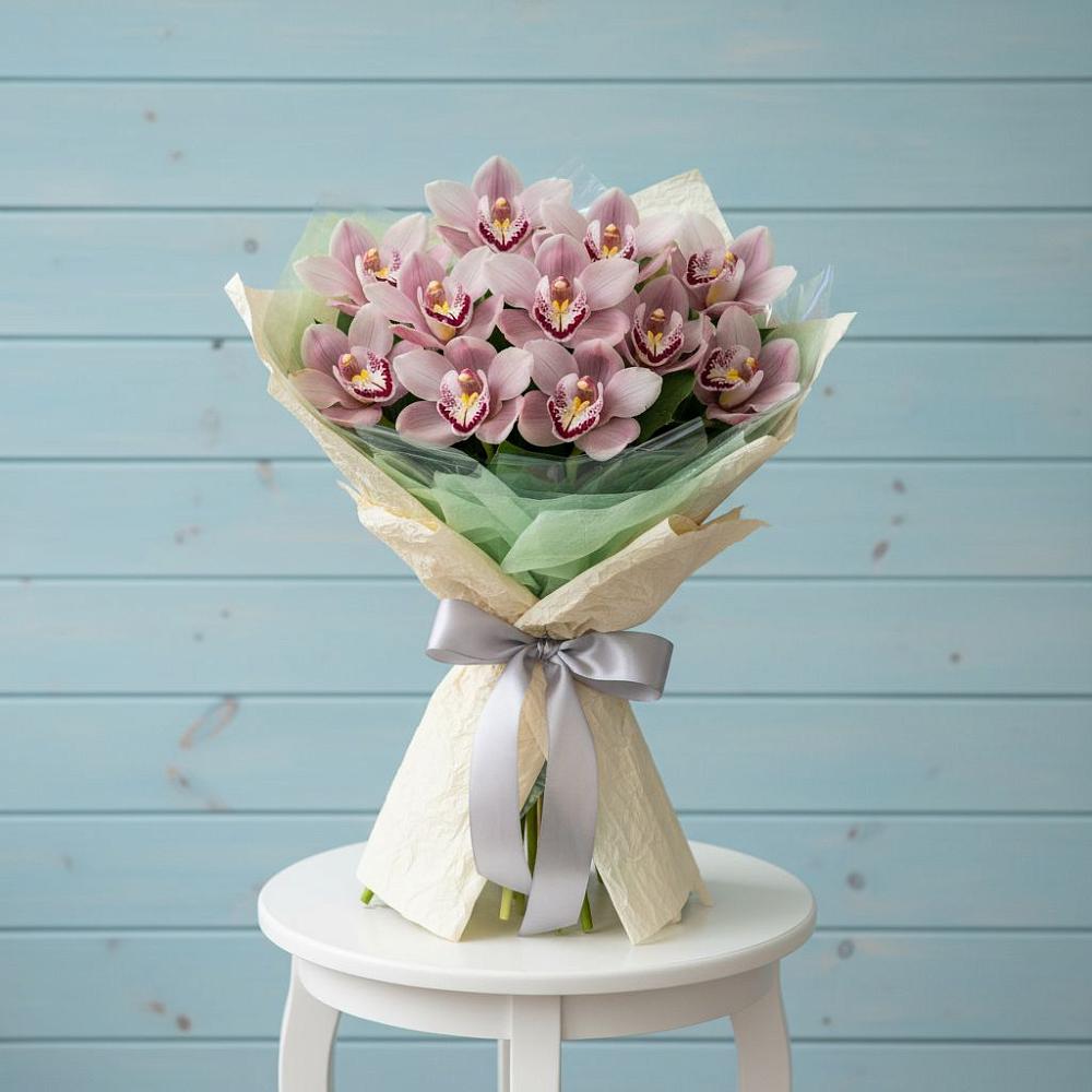 Букет цветов из: Орхидеи и Розы в Родниковском