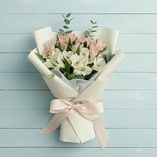 Букет цветов из:  Альстромерии в Родниковском