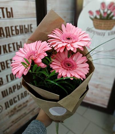Букет цветов из: Герберы в Родниковском