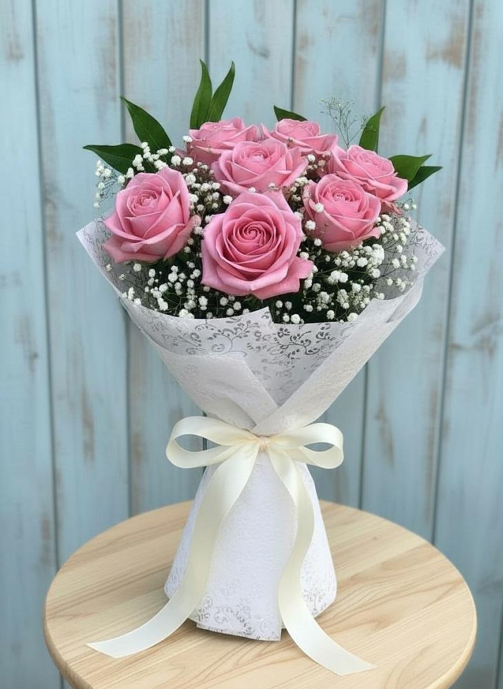 Букет цветов из: Розы в Родниковском