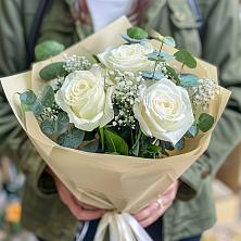 Букет Нежные грёзы в Родниковском Букет цветов из: Розы в Родниковском