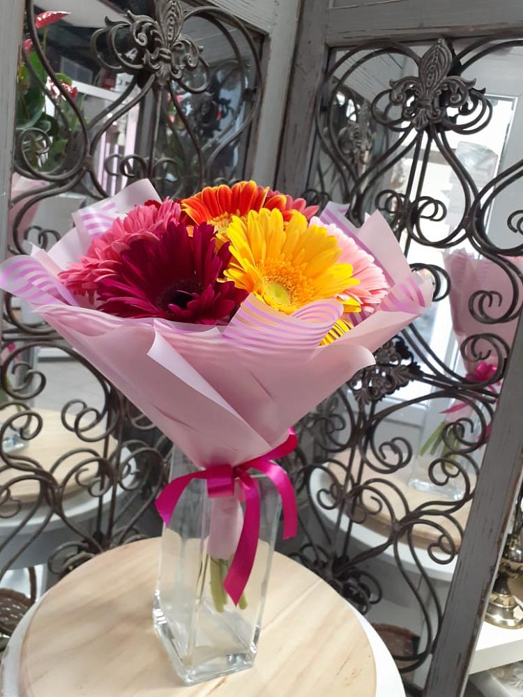 Букет цветов из: Герберы в Родниковском