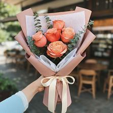 Букет цветов из:  Розы в Родниковском