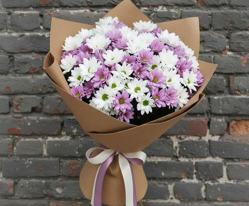 Букет цветов из: Хризантемы в Родниковском