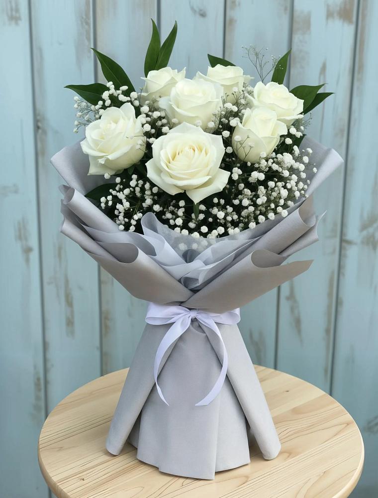 Букет цветов из: Розы в Родниковском