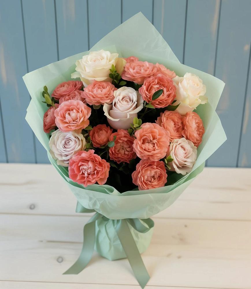 Букет цветов из: Розы в Родниковском