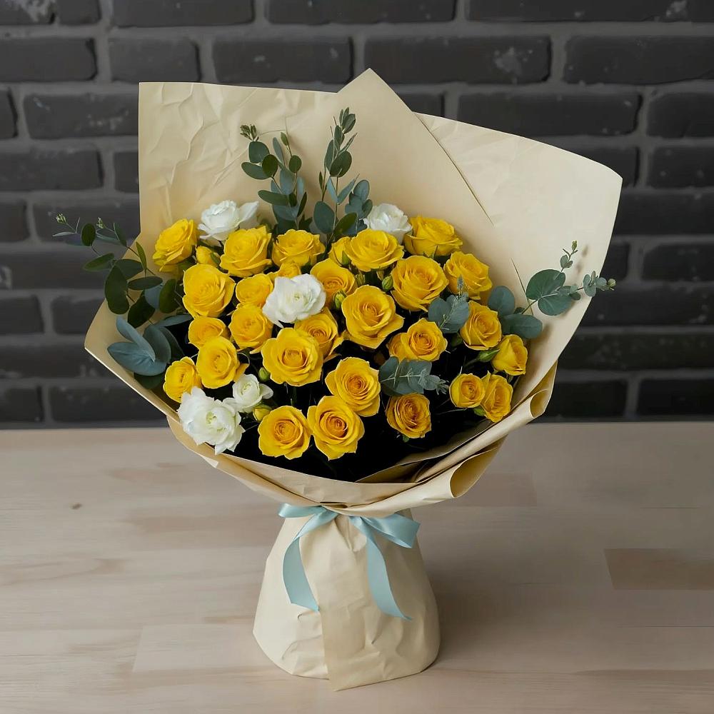 Букет цветов из: Розы в Родниковском