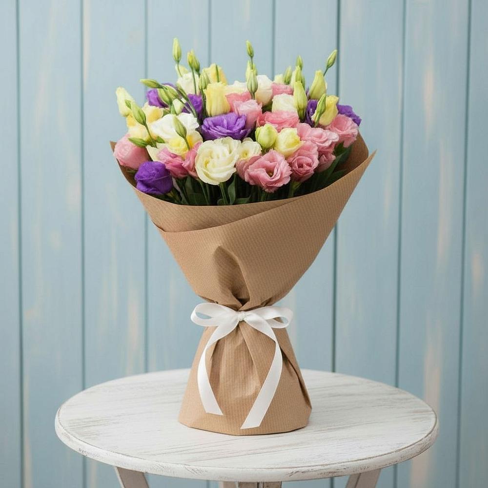 Букет цветов из: Лизиантусы в Родниковском