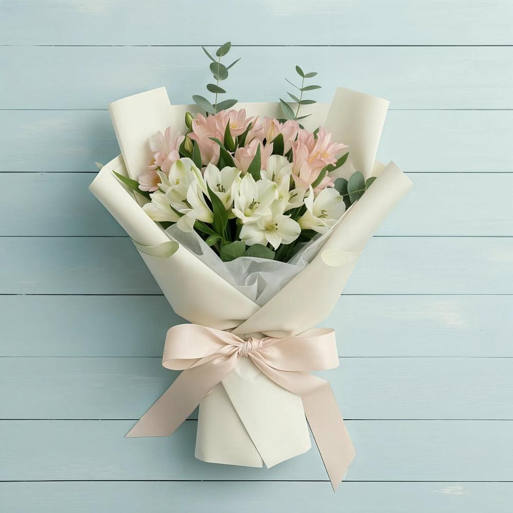 Букет цветов из: Альстромерии в Родниковском