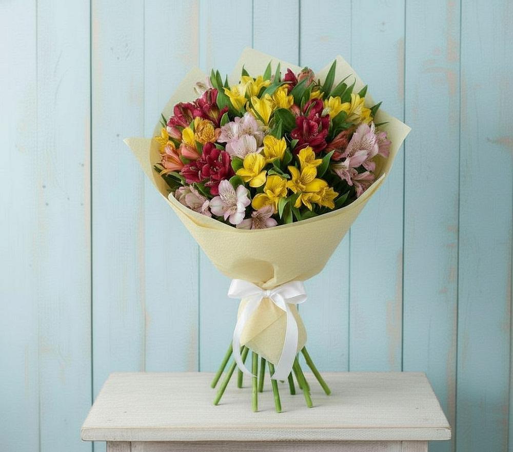 Букет цветов из: Альстромерии в Родниковском